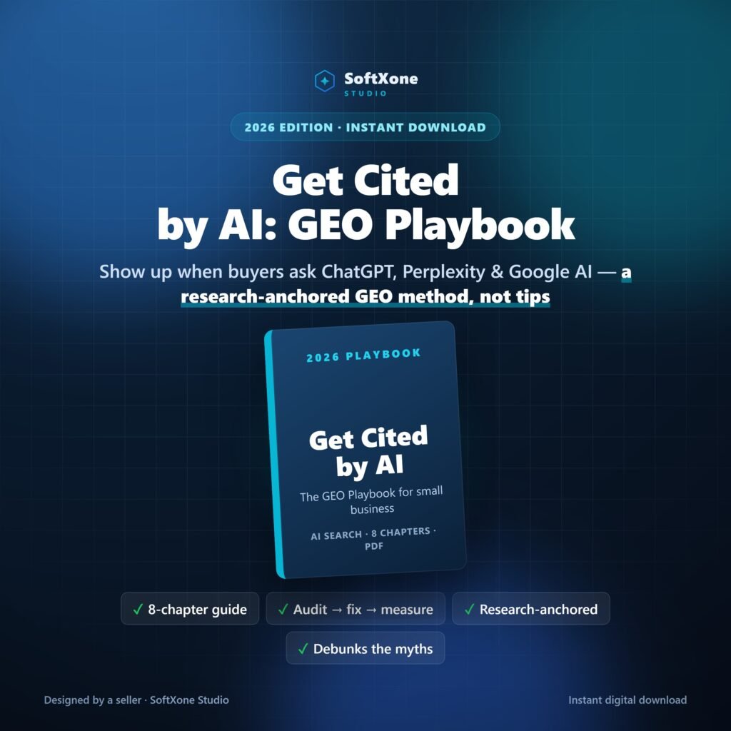 AI GEO Playbook: Get Cited in ChatGPT and Google AI Overviews