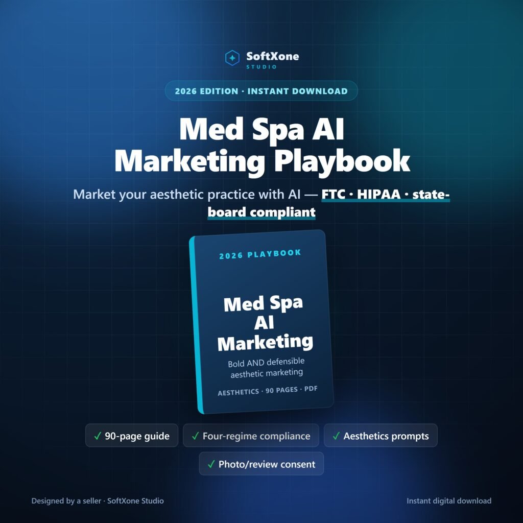 Med Spa and Aesthetics AI Marketing Playbook 2026