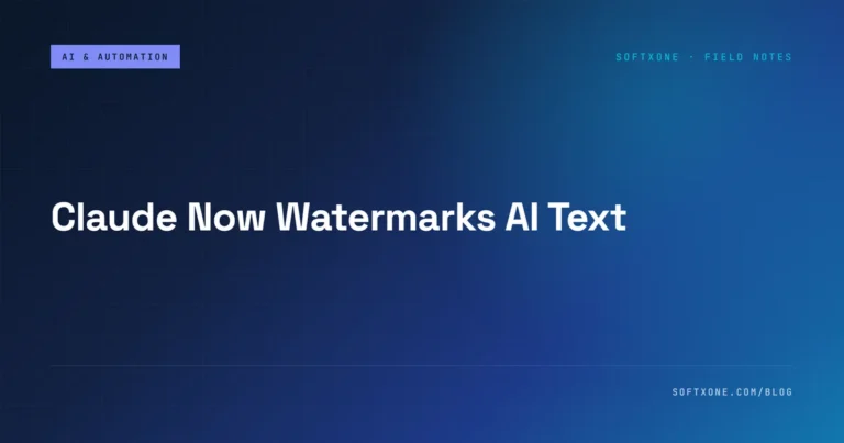 Claude Now Watermarks AI Text — Here’s the Compliance Check That Actually Applies
