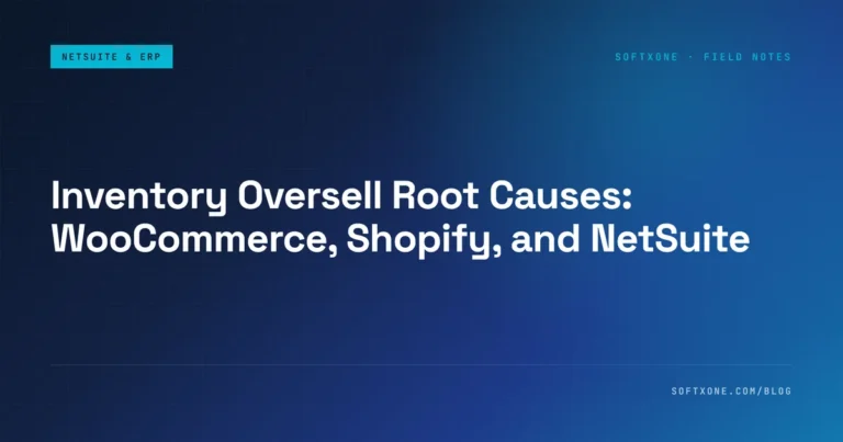 Inventory Oversell Root Causes: WooCommerce, Shopify, and NetSuite — and the Fix for Each