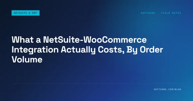 What a NetSuite-WooCommerce Integration Actually Costs, By Order Volume